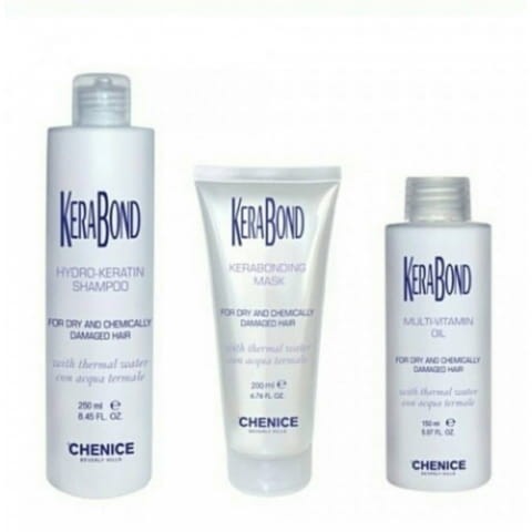 Chenice Kerabond -zestaw 3 fazowej do rekonstrukcji włosów 250/150/200 ml