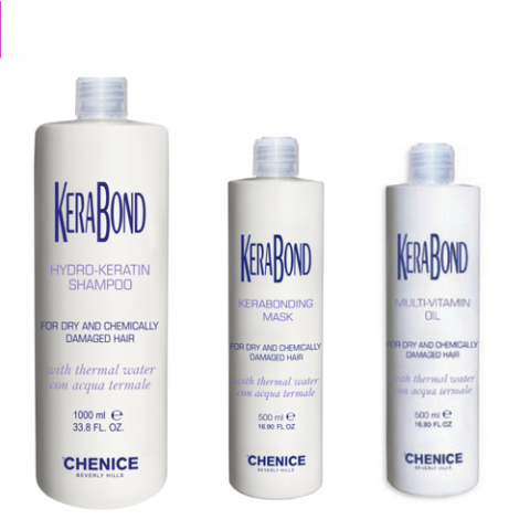 Chenice Kerabond - zestaw do rekonstrukcji włosów  XL 1000/500/500 ml