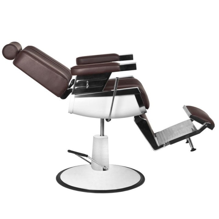 FOTEL BARBERSKI ROYAL II BRĄZOWY