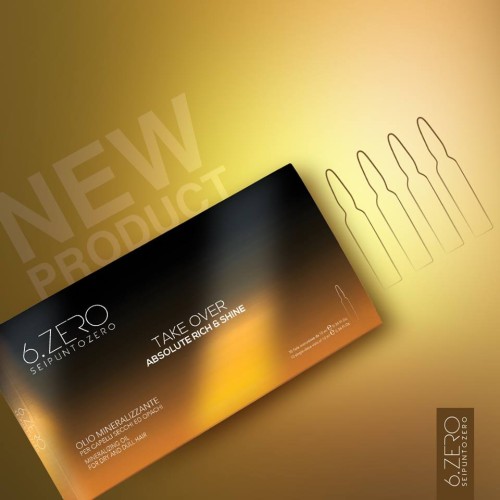 ABSOLUTE RICH&amp; SHINE - Olejek Mineralizujący Do Włosów Suchych I Matowych 10 szt.