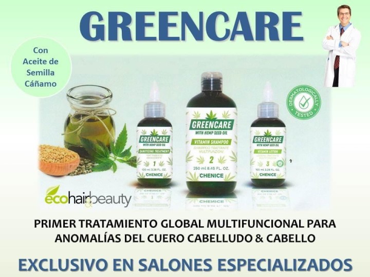 Chenice Green Care - Linia wielofunkcyjna przeciw problemom skóry głowy z olejkiem konopnym.