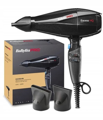 BaByliss Pro HQ Excess, suszarka do włosów z jonizacją, 2600W, BAB6990IE
